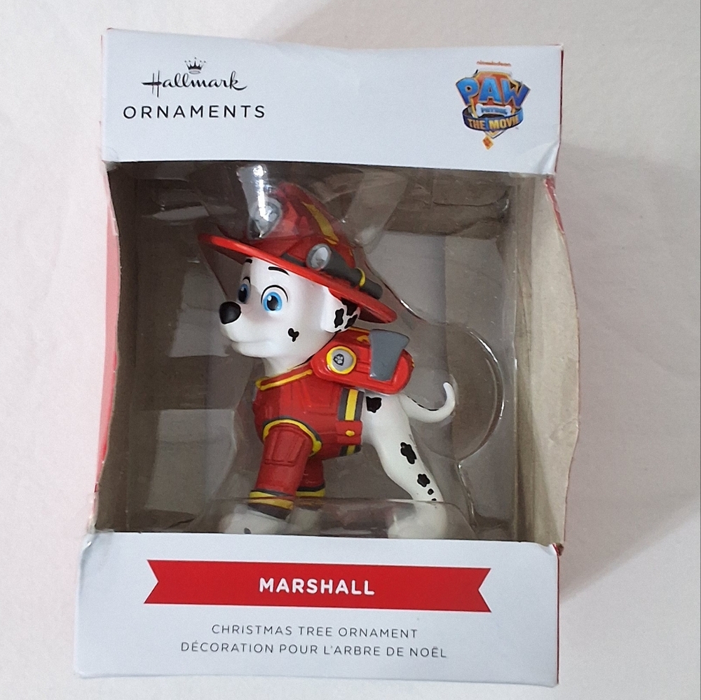 Hallmark Paw Patrol:The Movie Marshall Christmas Ornament, NEW